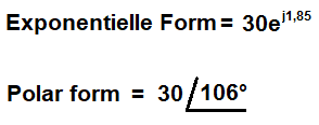 Exponentielle Form in Polar Konvertierungsbeispiel