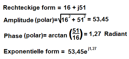 Rechteckige Form in Exponentielle Konvertierungsbeispiel