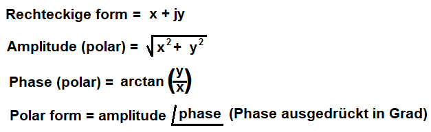 Rechteckige Form in Polar formel