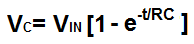 Ecuación de carga de un condensador