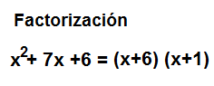 Ejemplo de factorización