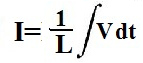 Fórmula de la corriente de un inductor