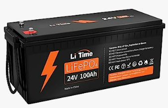 24V lithium iron phosphate battery