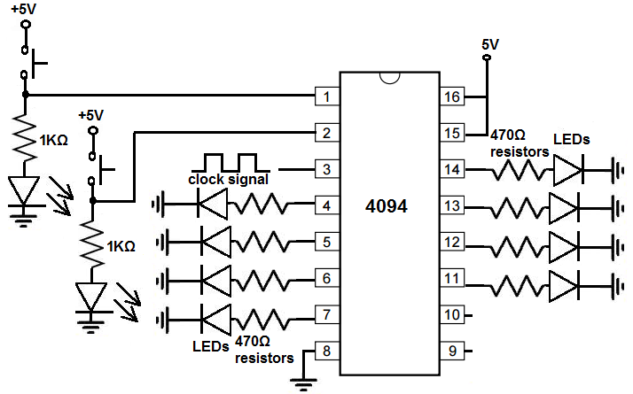 4094 register circuit
