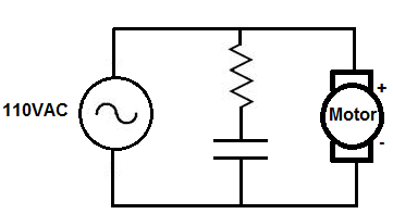 AC transient voltage suppressor (TVS) circuit