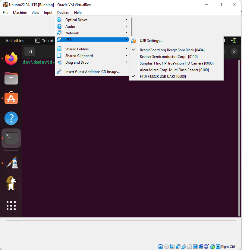 Adding devices to the ubuntu linux operating systems