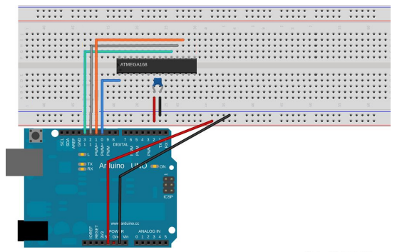 Arduino AVR flash programmer
