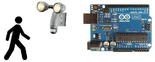 arduino motion sensor light circuit