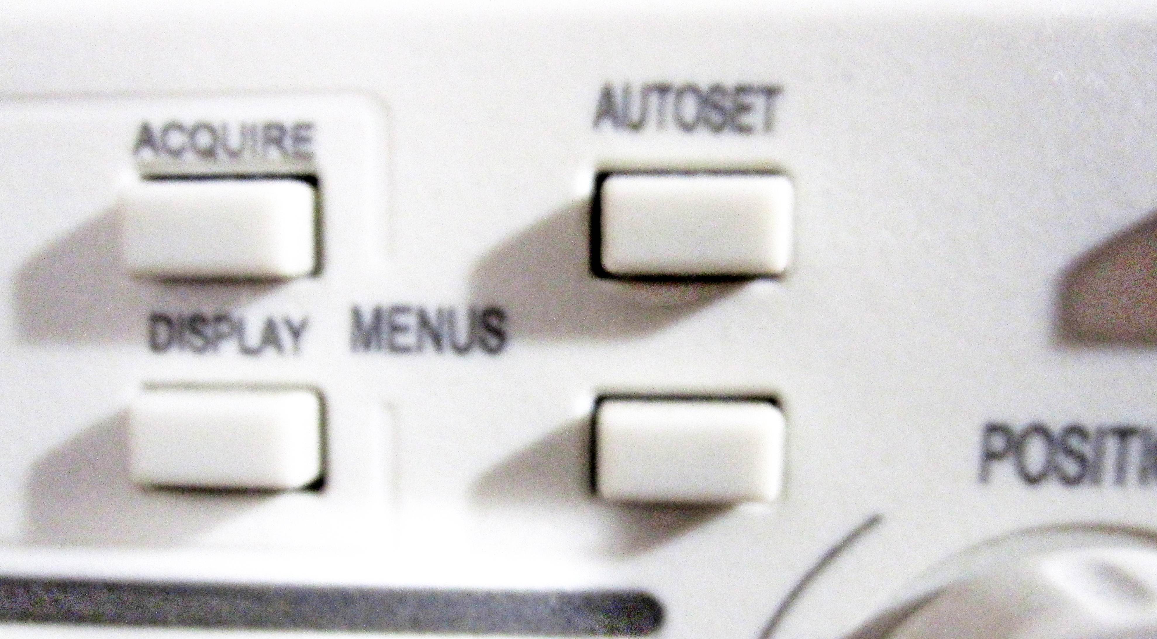 Autoset Button on Oscilloscope