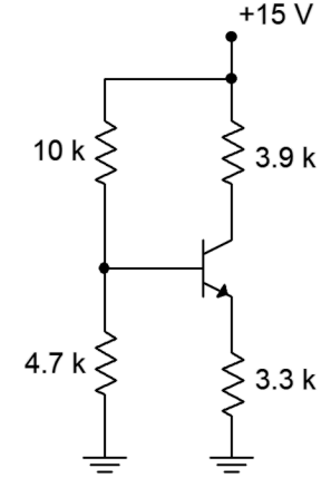 BJT transistor DC circuit analysis
