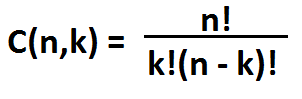 Binomial coefficient calculator
