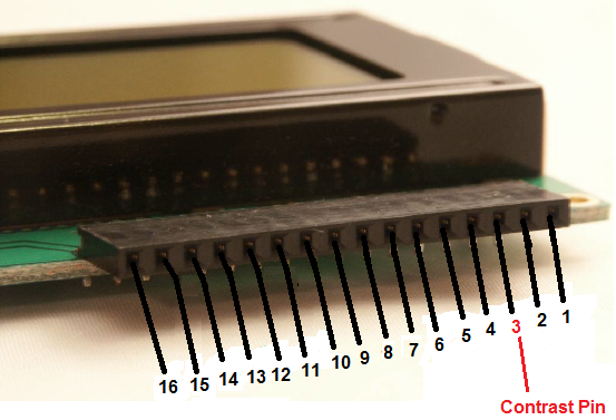 Contrast Pin of a HD44780 LCD