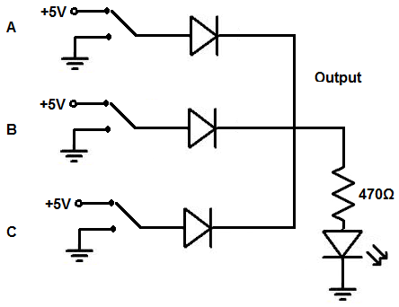 How to Build a Diode OR Gate Circuit image.