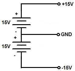 Dual polarity power supply circuit
