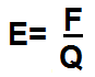 Electric Field Formula