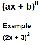 Binomial expression expansion- FOIL
