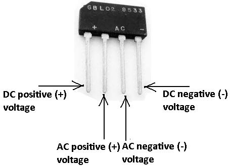 Full Wave Rectifier Connection Diagram