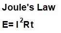 Joule's law formula