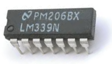 Lm339d or lm339m so14 quad voltage comparators