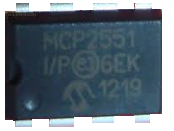 MCP2551 CAN transceiver