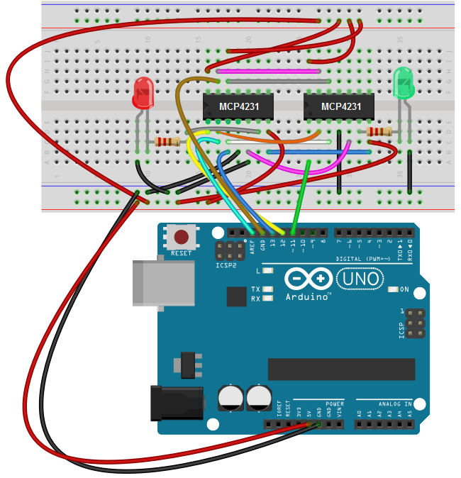Multiple SPI devices to an arduino microcontroller