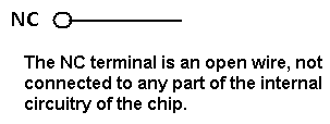 NC Terminal of a Chip