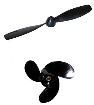 Plastic propellers