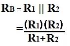 How to Calculate RB of a Transistor