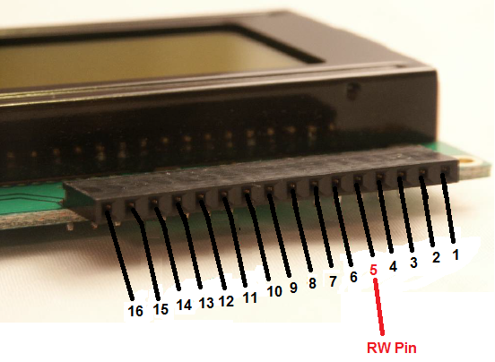 RW pin of HD44780 LCD
