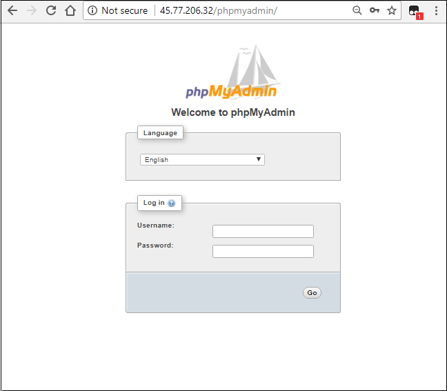 Running phpMyAdmin on an apache web server in linux