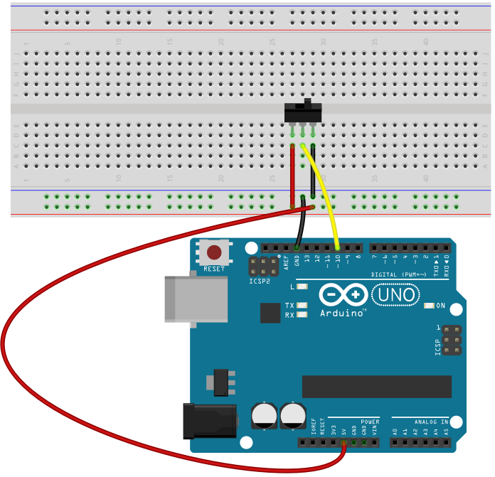 Stopwatch circuit with an arduino