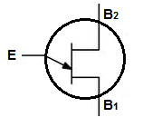 Unijunction Transistor Diagram/Schematic Symbol