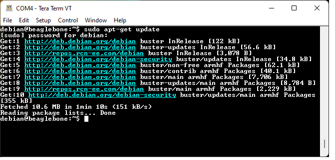 How To Install Or Update Packages On The Debian OS Of A BeagleBone Board How To Install Or Update Packages On The Debian OS Of A BeagleBone Board
