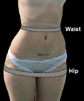 Waist-to-hip ratio