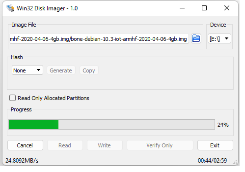 Writing a disk image to an SD card using Win32 in windows