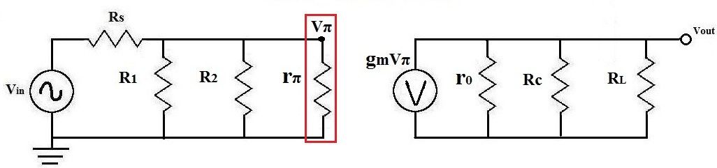 AC Transistor Equivalent of Circuit