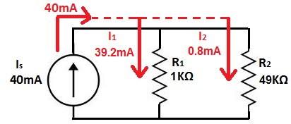 Current divider circuit