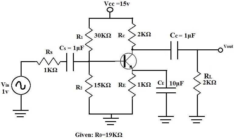 of AC Transistor Circuit Analysis of the Mid Frequency Response