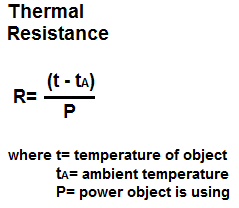 Thermal Resistance Formula