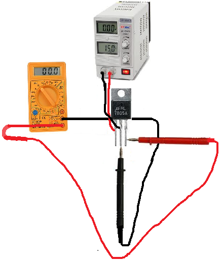 Voltage Regulator Output Voltage Test