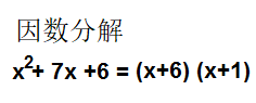 因数分解の例