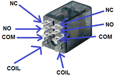 How To Connect A Dpdt Relay In Circuit, 220v 8 Pin Relay Wiring Diagram
