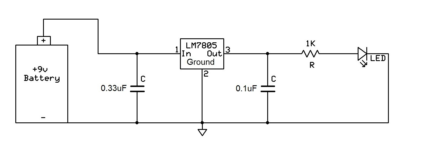 A Voltage Regulator In Circuit