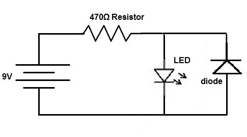 Connect A Protection Diode In Circuit