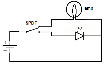 Single Pole Double Throw (SPDT) Switch Circuit