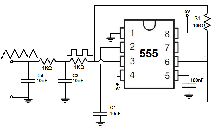 A Triangle Wave Generator Circuit