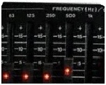 Equalizer frequencies